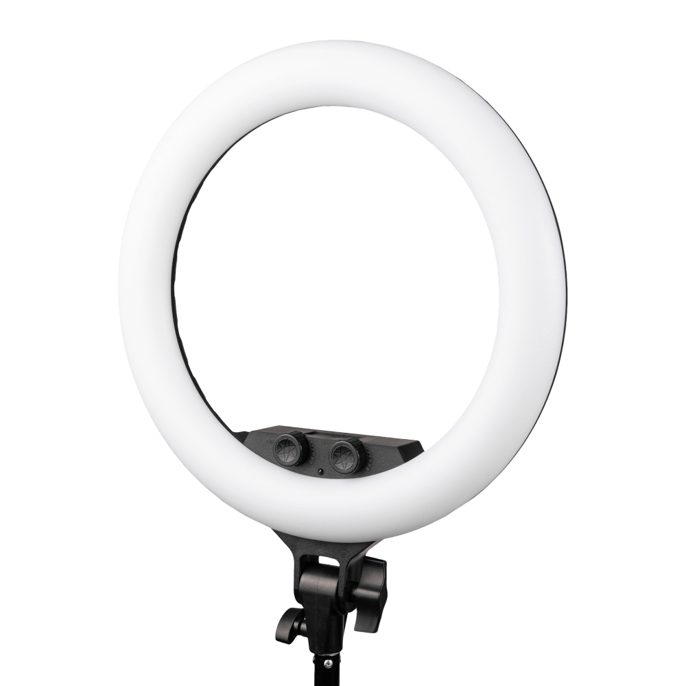 Кільцева лампа BUCOS BCS-F288 Ring Light 36 см зі штативом Чорний