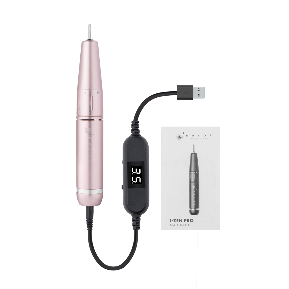 Фрезер Bucos I-ZEN PRO LIGHT PINK 45 Ватт та 35 000 об./хв. для манікюру