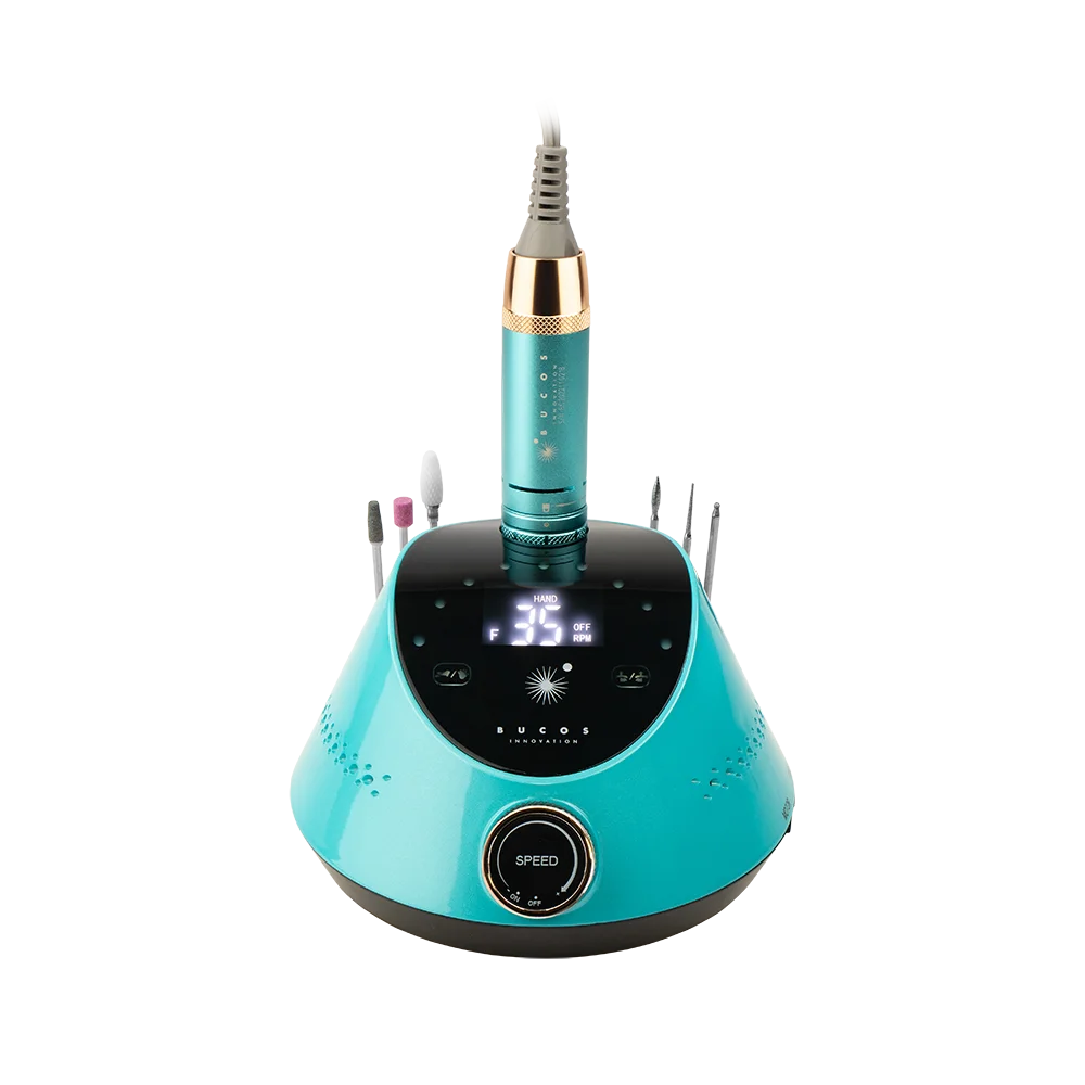 Frezarka do manicure Bucos Nail Drill X2 PRO BLUSH PINK, 65 W, 35 000 obr./min Tiffany