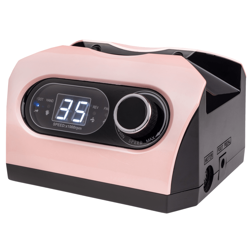 Фрезер Bucos Nail Drill ZS-717 PRO PINK 65 Ватт та 35 000 об./хв. для манікюру та педикюру