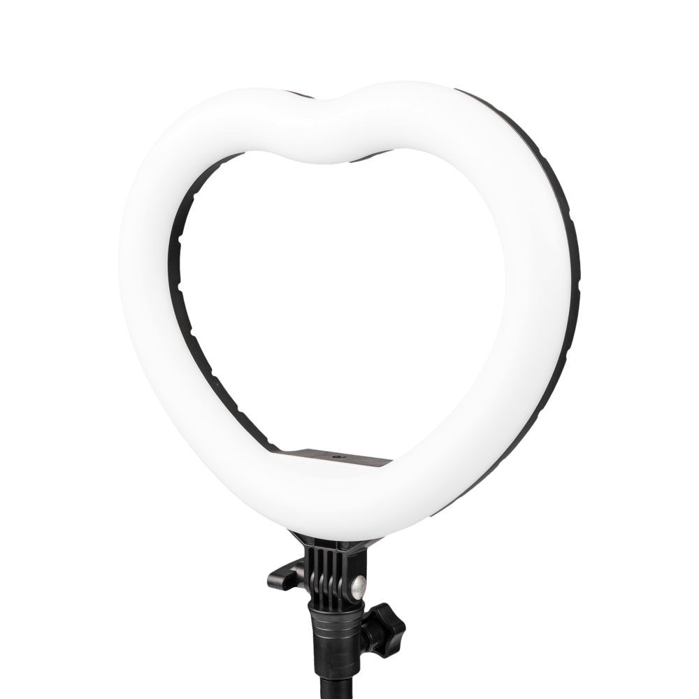 Кільцева лампа BUCOS BCS-X225 Ring Light 27,5 см зі штативом Чорний