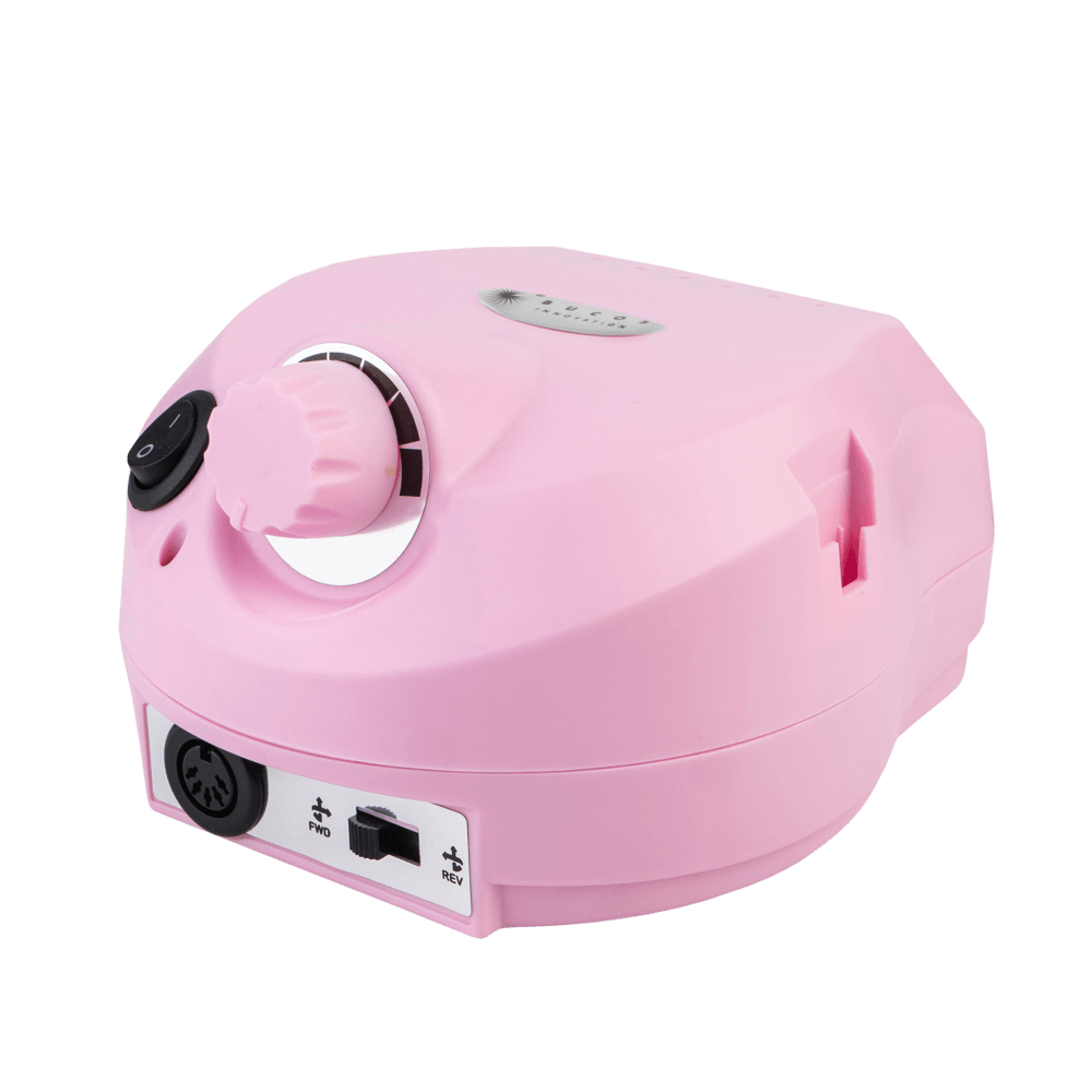 BUCOS ZS-601 PRO PINK Professional Nail Drill – 45W and 35,000 RPM for Manicure
