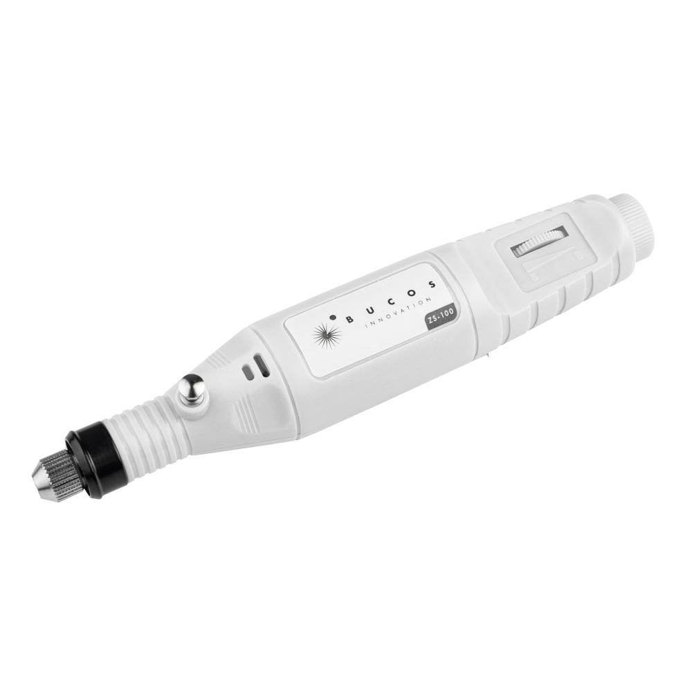 BUCOS ZS-100 WHITE Professional Nail Drill – 9W and 20,000 RPM for Manicure